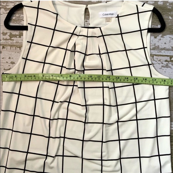 Calvin Klein Sleeveless Blouse Size M - Picture 4 of 6